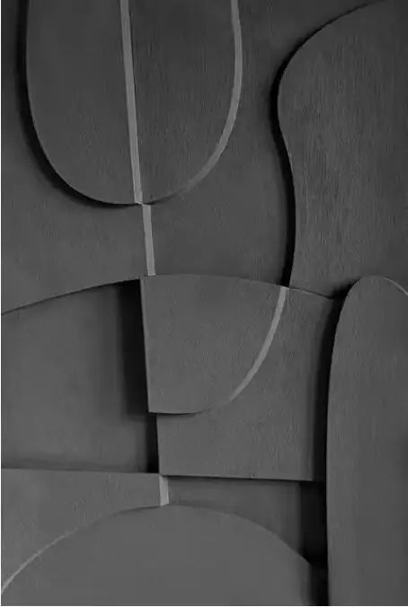 3D Effect Geometrische Canvas Look Afdruk | Geef jouw interieur een elegante touch!