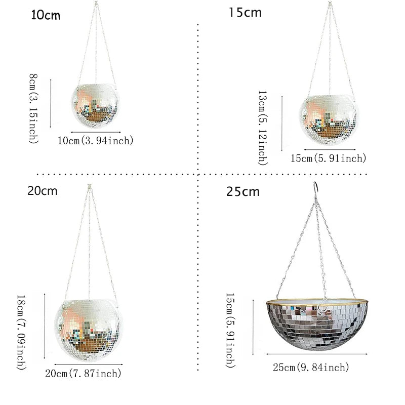 Fancy Disco Bal Plantenhanger | Maak een feestje van jouw huiskamer!