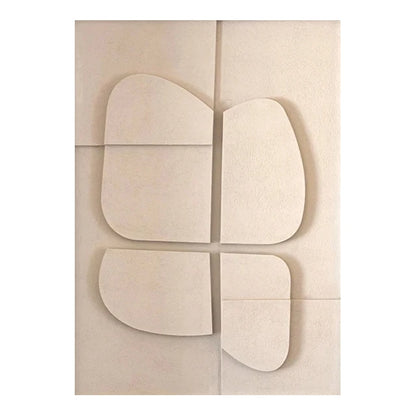 3D Effect Geometrische Canvas Look Afdruk | Geef jouw interieur een elegante touch!
