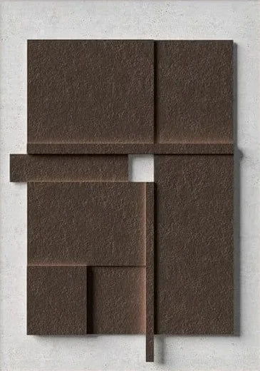 3D Effect Geometrische Canvas Look Afdruk | Geef jouw interieur een elegante touch!