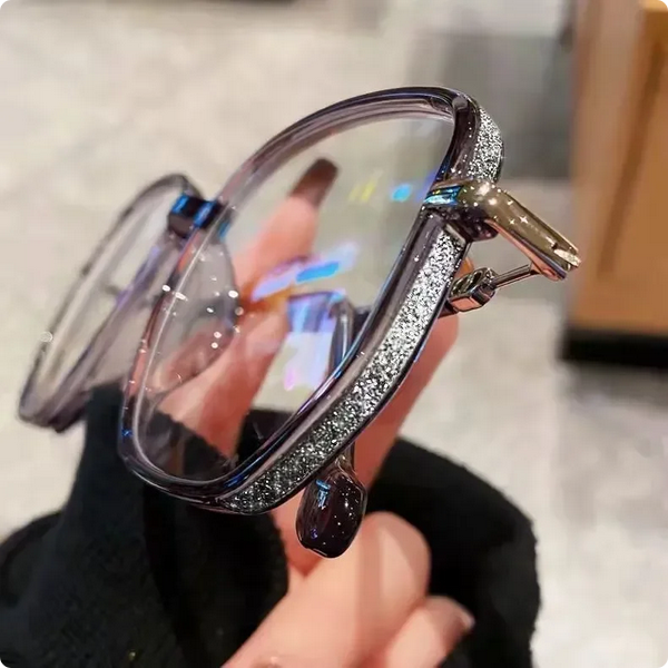 Luxe Glanzende Leesbril Voor Dames | Stijlvolle Zichtverbetering met een Vleugje Glamour