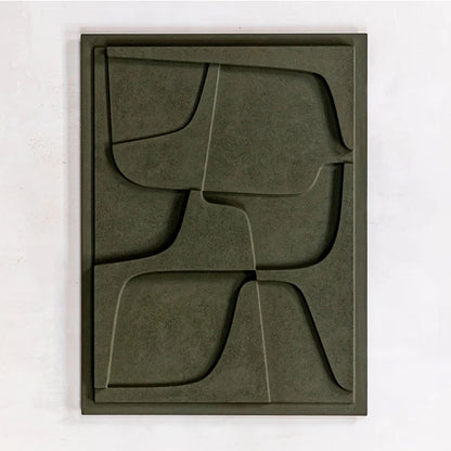 3D Effect Geometrische Canvas Look Afdruk | Geef jouw interieur een elegante touch!