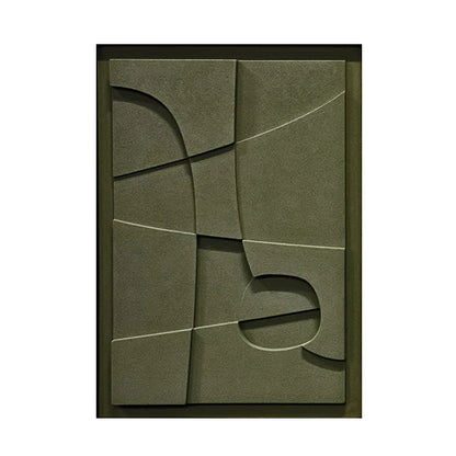 3D Effect Geometrische Canvas Look Afdruk | Geef jouw interieur een elegante touch!