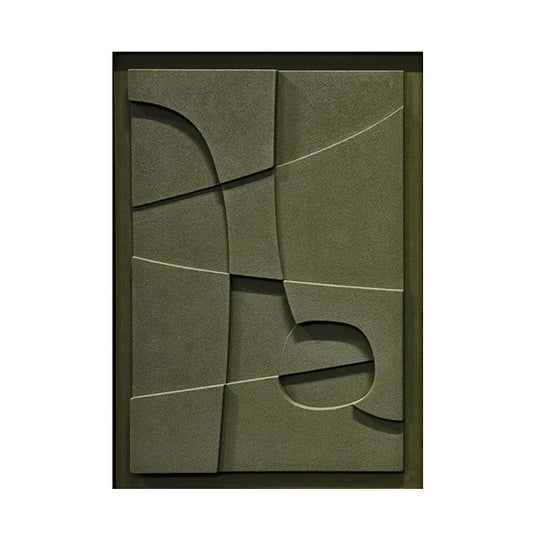 3D Effect Geometrische Canvas Look Afdruk | Geef jouw interieur een elegante touch!